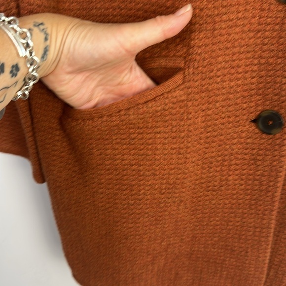 Madewell Rust Textured Coat - Picture 14 of 16